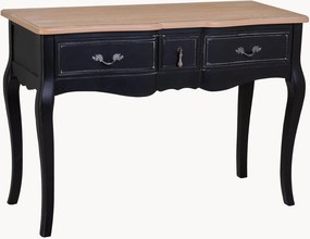 Extra diepe houten wandtafel Madeira met lades