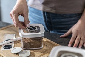 ZWILLING Fresh &amp; Save CUBE CUBE-set labelplaatsers, 3-delig, Grijs - Fresh &amp; Save CUBE - ZWILLING