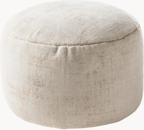 Handgeweven fluwelen poef Nova