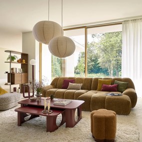 Linnen bollamp, diameter 50 cm, MARY