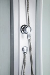 Kerra Evora complete douchecabine met zitting 80x80cm chroom