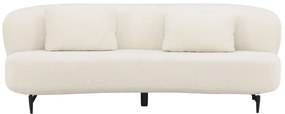 Jörn Luis Sofa - 2,5-Zitsbank - Wit Boucle / Teddy Stof - Jorn