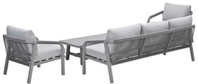 Garden Impressions Tarera loungeset 4-delig - taupe