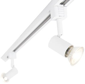 Smart railsysteem wit 1-fase 5-lichts incl. Wifi GU10 - Iconic Jeany