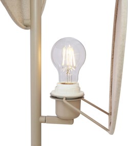 Japandi vloerlamp beige 3-lichts - Organica