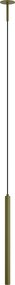 Moderne hanglamp groen met ingebouwde plafondplaat - Chuba