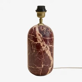 Voet Voor Tafellamp Van Natuurlijke Steen Yalvira Rood Marmer Cherry Gold - Sklum