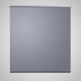 vidaXL Rolgordijn Verduisterend 100 x 230 cm grijs