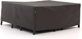 Tuinmeubelhoes geschikt voor Stoel-bank loungeset | Kees Smit | Kunststof | Grijs - Antraciet | 200x180cm | Kees Smit Tuinmeubelen