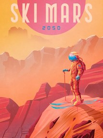 Ilustratie Ski Mars, Mark Harrison