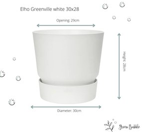 Pot Elho Greenville wit