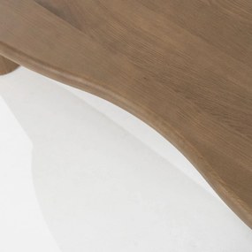 Organische Salontafel Bruin Eiken - 140 X 60cm.