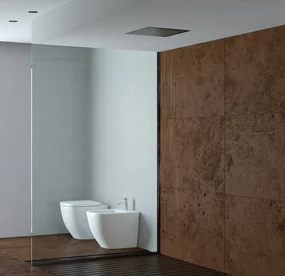 Bellezza Bagno Clip On inbouw hoofddouche 34x34cm RVS