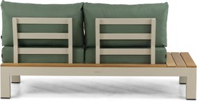 Loungeset 5 personen Aluminium/Teak Taupe Lifestyle Garden Furniture Vittoria