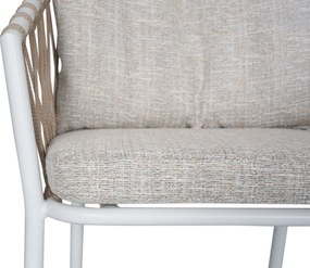 Tuinset 6 personen 220 cm Rope Wit Lifestyle Garden Furniture Morano/Tavona