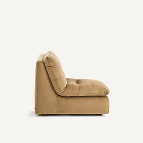 Modulaire hoek in linnen fluweel, GIULIANO