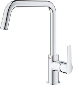 Grohe QuickFix Start verhoogde keukenmengkraan hoek chroom