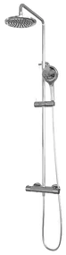 Brauer Chrome Carving opbouw regendouche met 20cm douchekop en 3 standen handdouche chroom