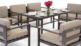 Tuinmeubelen Porto Premium 8 bruin van Garden Point