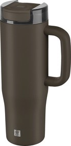 ZWILLING Thermo Plus Thermobeker met rietje, 900 ml, Roestvrij staal, Chocolade - Thermo Plus - ZWILLING