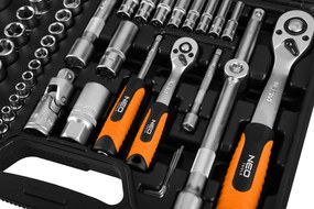 NEO Doppenset 1/4"– 1/2" 110-delig