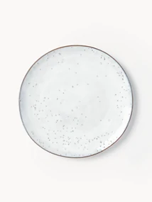 Handgemaakte dinerbord Nordic Sand, 4 stuks