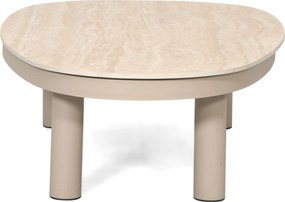 Stoel en Bank Loungeset 5 personen Aluminium Zand/Beige  Lifestyle Garden Furniture Organio/Mira