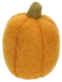 Pompoen, vilt, geel, ca. 10 cm