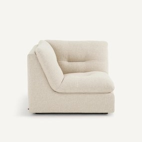 Moduleerbare hoek van 90°, in bouclé stof, GIULIANO