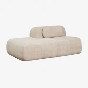 Linker Divanmodule Voor Modulaire Bank In Vacuüm Verpakte Chenille Merida Chenille Dik Tapiocabeige - Sklum