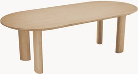 Ovale houten eettafel Mogador, 244 x 110 cm