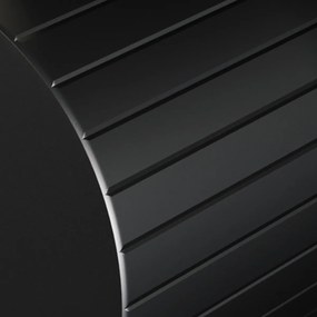 Brauer Stripe inbouw wastafelkraan ColdStart met rechte uitloop en afdekplaat model A2 zwart mat
