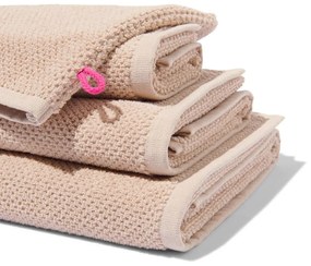 HEMA Handdoek Zware Kwaliteit - Rijstkorrel Beige Zand (zand)