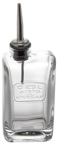 Azijnflesje, rechthoekig, 0.25 l
