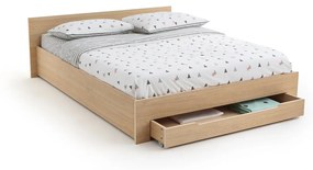 Bed met bedbodem + lade Crawley