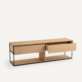 Bedvoetbank van eiken en eikenfineer, Aleena