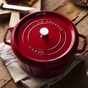 Staub La Cocotte Cocotte 28 cm / 6,75 l, Rond, Kersenrood - La Cocotte - Staub