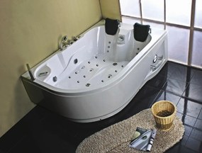 Plazan Carmen luxe whirlpool 180x120x66cm Links