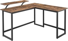 Hoekbureau Ludo met monitorstandaard | BOSTIC