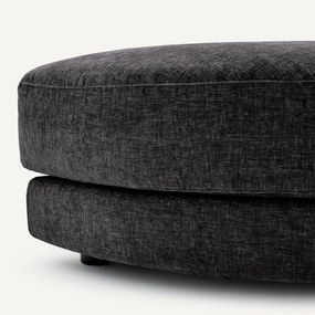Modulaire voetensteun in chenille fluweel, TIBERIO