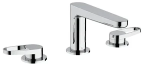 Crosswater Lazo Wastafelkraan - 3-Gats - opbouw - chroom LA135DNC