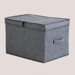 Tarinna Organizer Box Met Deksel Grijs - Sklum