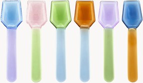 Lepels Ice Cream van borosilicaatglas, 6-delig