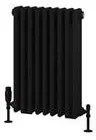 Eastbrook Rivassa 3 koloms radiator 40x60cm staal 734W zwart mat