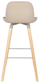 Zuiver Albert Kuip Extra Hoge Barkruk Taupe