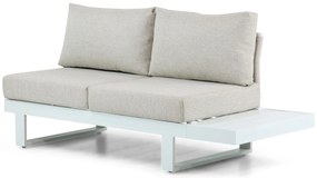 Hoek loungeset 6 personen Aluminium Wit  Lifestyle Garden Furniture Lorenzo