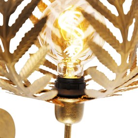 Vintage wandlamp goud 25 cm - Botanica Landelijk, Retro E27 Binnenverlichting Lamp