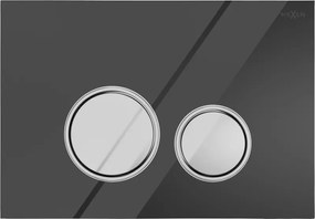 Mexen Fenix 06 spoelknop, zwart - 600623