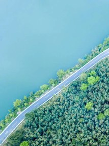 Foto Highway beside the lake, Tingting Wu, (30 x 40 cm)