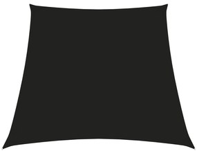 vidaXL Zonnescherm trapezium 4/5x4 m oxford stof zwart